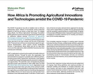 How Africa Is Promoting Agricultural Innovations and Technologies amidst the COVID-19 Pandemic